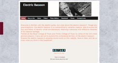 Desktop Screenshot of electricbassoon.com